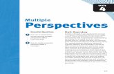 Multiple Perspectives - Houston Independent School District · Multiple Perspectives Essential Questions How can an examination of texts through multiple ... Song: Lyrics from “The