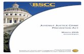 JUVENILE JUSTICE RIME PREVENTION ACT - BSCC Report Final 4.2.2015 mr-r.pdf · Juvenile Justice Crime Prevention Act Annual Report to the Legislature March 2015 Board of State and