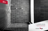 USG DUROCK BRAND SHOWER SYSTEM PRODUCT CATALOG - usg.com · usg tile & flooring solutions usg durock™ brand shower system product catalog a superior shower system from a name you