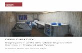 DEEP CUSTODY: Segregation Units and Close Supervision ... · DEEP CUSTODY: Segregation Units and Close Supervision Centres in England and Wales Dr Sharon Shalev and Kimmett Edgar