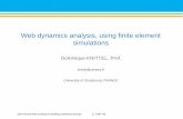 Web dynamics analysis, using finite element … dynamics analysis, using finite element simulations Dominique KNITTEL, ... V 1 V 5 T 1 T 2 T 3 T 4 V 3 ... (PID) : - robustness to web