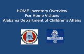 HOME Inventory Overview For Home Visitors Alabama ... Inventory... · HOME Inventory Overview For Home Visitors ... •Jeopardy Game on material covered •Practice Scoring •Early