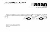 Technical Data - Hallamore specs/LinkBelt-RT8050.pdf · 1 5564 (supersedes 5537)---1009---J6 Link-Belt Cranes RTC---8050 II Technical Data Specifications & Capacities Telescopic Boom