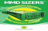 MMD SIZERS · 4 5 MMD Sizer Designation A Comparison of 1,000 Tonnes Per Hour Crusher Dimensions All machines shown are to the same scale Double-Roll Crusher Type: 1,800 x 1,800mm