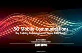 5G Mobile Communicationstyrr2016.cnit.it/tyrr-content/uploads/5G-Mobile-Communications_Key... · 5G Mobile Communications ... Pathloss Cal. 1 10 50 100 150 250 60 70 80 90 100 110