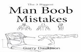 The Three Biggest Man Boob Mistakes - Why Do I Have Man Boobs€¦ · The Three Biggest Man Boob Mistakes If you have man boobs, your body chemistry is wired against you either losing