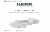 PARTS MANUAL - Dupagro.com MANUAL - Parts Page KM-3250PT page 1 - Parts Page KM-3250PT with options ... Kerr KM-3250PT/KM-3300PT/KM-3250SHPT/KM-3300SHPT Piston Type Pump