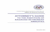 Attorney's Guide to the Partition of Railroad Retirement ... · 2 ATTORNEY’S GUIDE to the Partition of Railroad Retirement Annuities spouse annuity or surviving divorced spouse
