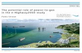 The potential role of power-to-gas in the e-Highway2050 study · The potential role of power-to-gas in the e-Highway2050 study 1 ... sources led to the conclusion that 53 GW installed