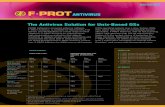 The Antivirus Solution for Unix-Based OSs Antivirus Solution for Unix-Based OSs FRISK Software’s renowned antivirus software, F-PROT Antivirus, is available for Mail servers, File