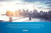 Yardi Investment SuiteYardi Investment Suite ... Business Intelligence 19 Construction Management 23. Front Office Investor Relations Fund Raising ... with limitless attribute combinations