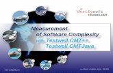 Measurement of Software Complexity - Verifysoft Measurement of Software Complexity with Testwell CMT++ Testwell CMTJava en_software_complexity_metrics 20121025