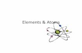 Elements & Atoms - HighMark Charter Schoolblogs.hmcharterschool.org/.../10/Elements-and-Atoms-Power-Point1.pdf · Dmitri Mendeleev (1834-1907) • Russian Chemist • Published the