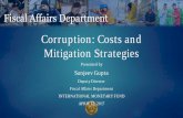 Corruption: Costs and Mitigation Strategies€¦ ·  · 2017-04-09Corruption: Costs and Mitigation Strategies Presented by Sanjeev Gupta ... Corruption Perception Index ... 1995