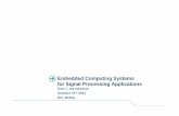 Embedded Computing Systems for Signal Processing Applicationsde/Archi M2R Orsay Eric Debes Part 1.pdf · Embedded Computing Systems for Signal Processing Applications ... IPC = Instructions