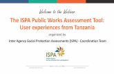 The ISPA Public Works Assessment Tool: User experiences ...socialprotection.org/sites/default/files/publications_files/User... · The ISPA Public Works Assessment Tool: User experiences