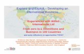 Explore and Exploit – Developing an International Business 8.pdf ·  · 2011-07-06Explore and Exploit – Developing an International Business Professor Alan Barrell ... Borders
