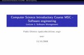 Computer Science Introductory Course MSC - Software engineering … ·  · 2013-05-01Computer Science Introductory Course MSC - Software engineering Requirements capture Requirements