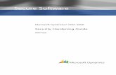 Secure Software - download.microsoft.comdownload.microsoft.com/.../Security_Hardening_Guide.pdf · Security Hardening Guide White Paper Secure Software . 2 MICROSOFT DYNAMICS NAV