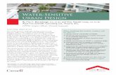 Water-Sensitive Urban Design - Home | Ontario … · Water-Sensitive Urban Design 4 Canada Mortgage and Housing Corporation Watershed health – what makes a watershed healthy? If