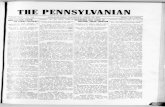 THE PENNSYLVANIAN - Penn Libraries PENNSYLVANIAN VOLU MI: XXIII. PHILADELPHIA, NO. 148 SATURDAY, APRIL 13, 1807 PRICE, TWO CENTS HONOR ELECTION SYSTEM FOB SENIOR PRESIDENCY CAMPAIGNING