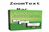 introduction To Zoomtext Mac - Ai Squared · Web viewU.S. Government Restricted Rights. The Software and documentation are provided with Restricted Rights. Use, duplication, or disclosure