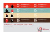 Equality in union CulturE - UNI Global Union · Equality in union CulturE ... 1.4 Specific internal structures 2. ... If unions pursue gender equality at work, ...