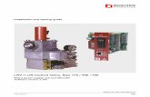 LRV−1 Lift Control Valve, Size 175 / 350 / 700ˆ’1 Lift Control Valve, Size 175 / 350 / 700 NTA−2 power supply unit and DELCON Software version 2.160 Installation and startup
