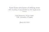 Euler-Euler simulation of drifting snow - HPC Enabling of ... · Euler-Euler simulation of drifting snow HPC Enabling of OpenFOAM for CFD Applications Cineca Ziad Boutanios, Hrvoje