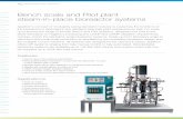 Bench scale and Pilot plant steam-in-place bioreactor systems Steam-in-Place... · Bench scale and Pilot plant steam-in-place bioreactor systems ... DO2 Measurement: 12 mm polarographic
