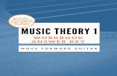 the answers you wrote in the “Music Theory 1” Workbook. · © Move Forward Guitar LLC 2016 About this Answer Key This is the answer key to the “Music Theory 1” Workbook. Use
