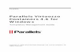Parallels Virtuozzo Containers 4.6 for Windowsdownload.swsoft.com/pvc/46/win/docs/en/VzWindowsTmplMgmt.pdf · About Parallels Virtuozzo Containers ... List the templates and template