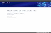 Rocket U2 Clients and APIs JDBC Developers Guide clients... · Rocket U2 Clients and APIs JDBC Developers Guide ... Chapter 1: Introduction to ... is the JavaSoft specification of