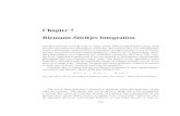 Chapter 7 Riemann-Stieltjes Integrationemsilvia/math127/chapter7.pdf · Chapter 7 Riemann-Stieltjes Integration Calculus provides us with tools to study nicely behaved phenomena using