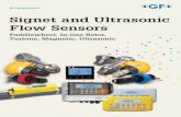 Signet and Ultrasonic Flow Sensors - Microsoft · Signet and Ultrasonic Flow Sensors Paddlewheel, In-line Rotor, Turbine, Magnetic, Ultrasonic GF Piping Systems