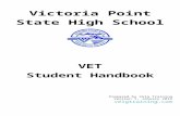 VET Student Handbook - Welcome to Victoria Point … · Web viewG:\Coredata\Teachers\VET\WholeSchoolDocs\xRegister of Documents - Victoria Point SHS\VET Student Handbook\VET Student