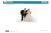 weddings in the uk worksheets - ESOL Nexus · ©British!Council!2014!! 2! Weddings(in(the(UK(-(Learner’s(worksheet(Worksheet 2 Weddings Task 1: Vocabulary Write the words under