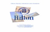 Hilton Equity Valuation and Analysis - Texas Tech Universitymmoore.ba.ttu.edu/ValuationReports/Spring2007/Hilton-Spring2007.pdf · Hilton Equity Valuation and Analysis ... HLT-NYSE