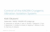 Control of the KAGRA Cryogenic Vibration Isolation System · Control of the KAGRA Cryogenic Vibration Isolation System ... Impact of Heat Link ... – Vibration analysis of the heat