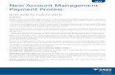 2013 New Account Management Payment Process - … - Guide on... · 2013 New Account Management Payment Process ... Modernised systems and streamlined processes have resulted in faster