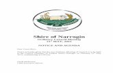 Shire of Narrogin IMPLICATIONS: Include an allocation in the 2015/16 Budget for fencing maintenance to secure the new property boundary STRATEGIC IMPLICATIONS: Nil Recommendation The