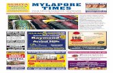 MYLAPORE TIMESmylaporetimes.com/epaper/MTMar102018.pdf · Mylai Sundararam Swamigal. Later an annadanam will be held. All are welcome. Ph: ... Marijanne Joshi and Seshadri, joined
