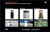 Bollards - usaltg.com · and matching unlighted bollard designs. Unlighted bollards are designed to create visual barriers to vehicular trafﬁc, or to delineate pedestrian paths.