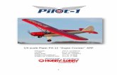 1/4 scale Piper PA-12 Super Cruiser ARF - Hobby Express Hobby-Lobby.com is pleased to announce the 1/4 scale Piper PA-12 “Super Cruiser” as part of its Pilot-1 Golden Age Civilian