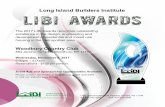 Long Island Builders Institutelibi.org/wp-content/uploads/2017/10/Full-packet_sponsor_rsvp-forms.pdf · The 2017 LIBI Awards recognize outstanding excellence in the design, engineering
