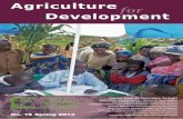 Agriculture for Development - taa.org.uk · Development and application of Innovation Systems ... Online material: Lu HJ, Kottke R, Martin J, Bai G, ... Thayer Tomlinson
