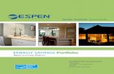 ENERGY SAVINGS Portfolio - Espen Technology · ENERGY SAVINGS Portfolio ... Hotspot Temp (°C) Max Hotspot Location Dim. ... 6 | Espen Technology, Inc. 4-Pin Quad Compact Fluorescent