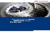 You operate in many different fields. - DB Schenker to change without notice No guarantee for representations made Version from January 2014 Phone +49 201 8781-0 Fax +49 201 8781-8817