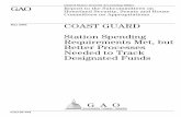 GAO-04-704 Coast Guard: Station Spending … suits, thermal underwear, and electronic location devices. Results in Brief Page 3 GAO-04-704 Coast Guard Stations more to improve readiness
