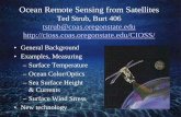 Ocean Remote Sensing from Satellites - Oregon State …dusk2.geo.orst.edu/oceans/PPT/18-Strub_SatelliteOc.pdfOcean Remote Sensing from Satellites Ted Strub, ... water vapor, rain,